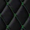 Black + Green Stitching