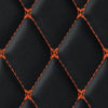 Black + Orange Stitching
