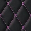 Black + Purple Stitching