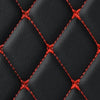 Black + Red Stitching